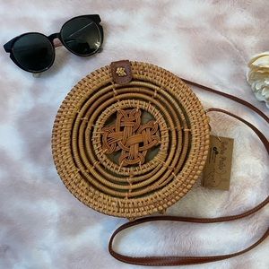 Round Rattan Bali Bag
